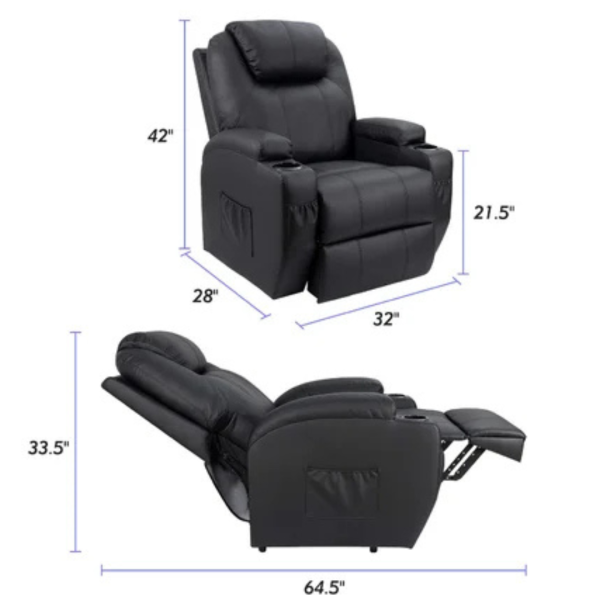 Latitude RunFaux Leather Power Lift Recliner Chair on Sale