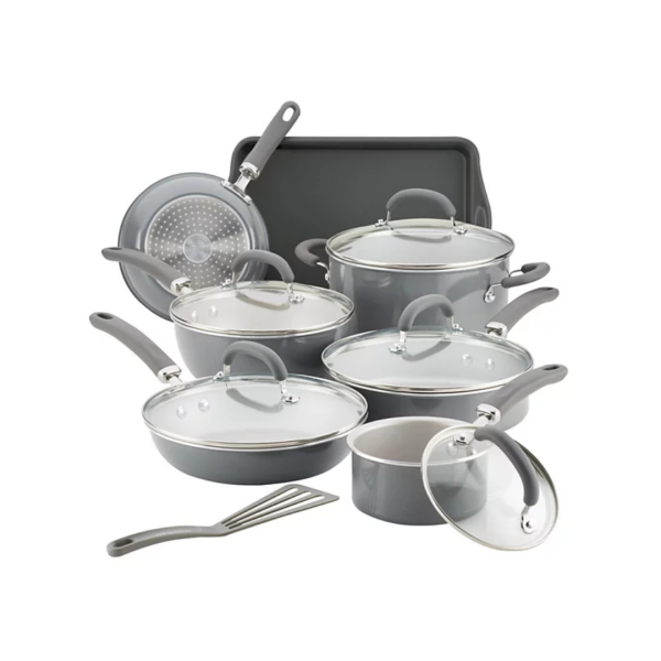 13-Piece Rachael Ray Create Nonstick Cookware Pots And Pans Set For Cheap