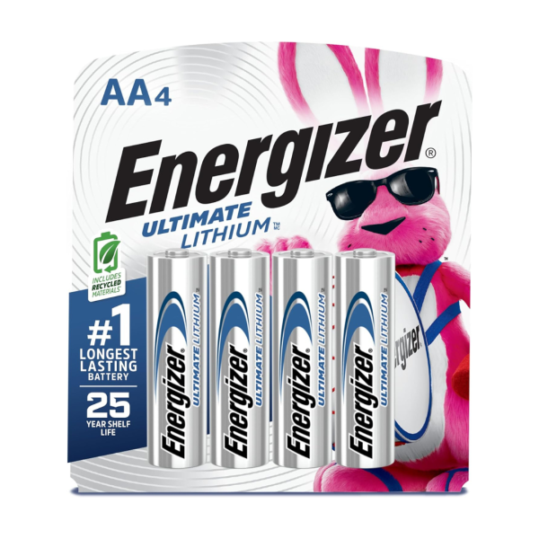 4-Count Energizer Ultimate Lithium AA Batteries Online Sale