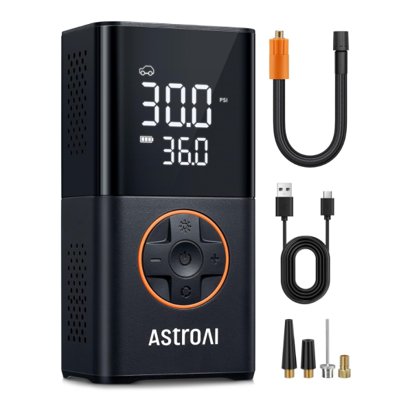 AstroAI L7 Tire Inflator Portable Air Compressor with LED Lights Air Pump Online