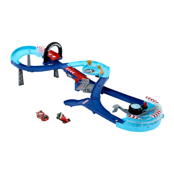 Mattel Disney And Pixar Cars Playset With 2 Toy Cars Hot on Sale