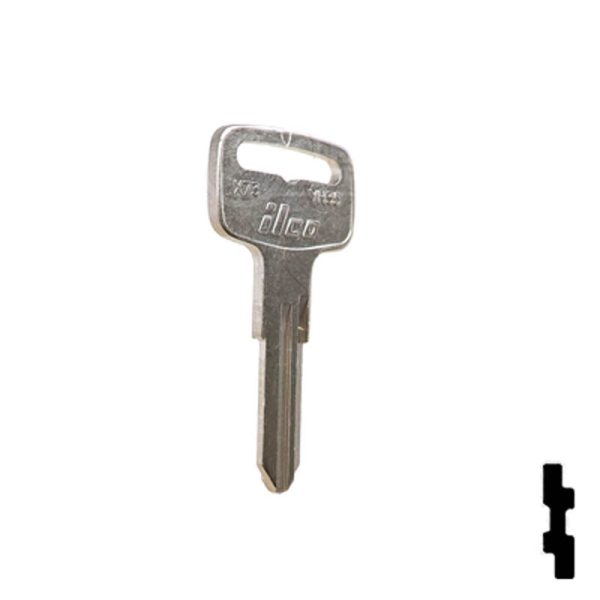 Uncut Key Blank | Yamaha Motorcycle | X73 ( YH35 ) Supply - Image 4