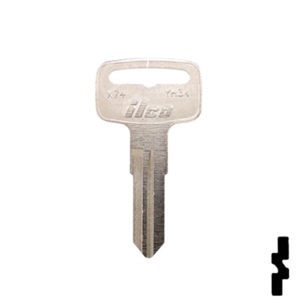 Uncut Key Blank | Yamaha | X74 ( YH34 ) Online Sale