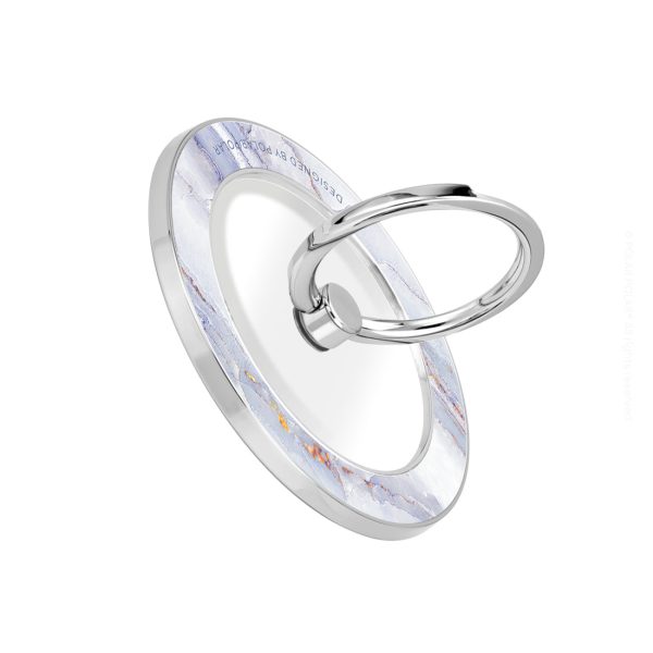 Arctic Ocean - Silver MagSafe Phone Grip and Ring Holder Stand on Sale