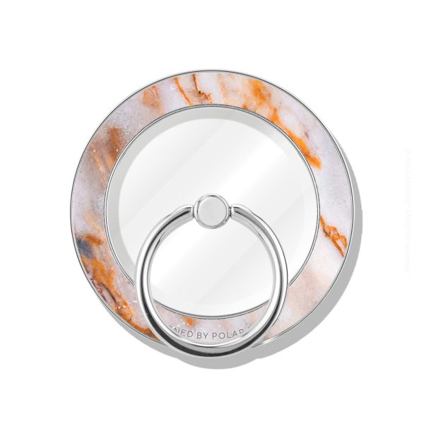 Coffee Cream - Silver MagSafe Phone Grip and Ring Holder Stand Fashion - Image 2