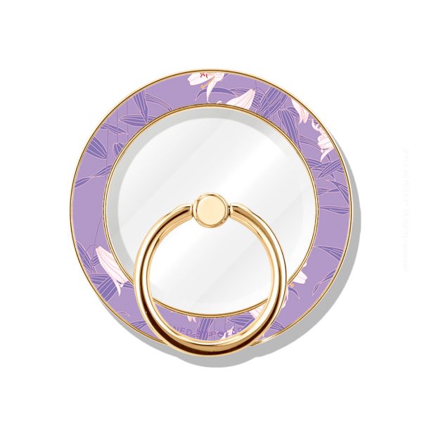 Lavender Lily - Golden MagSafe Phone Grip and Ring Holder Stand For Discount - Image 2