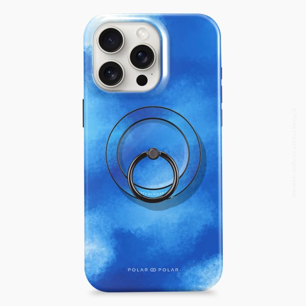 Clouds in Summer - Black MagSafe Phone Grip and Ring Holder Stand Supply - Image 4