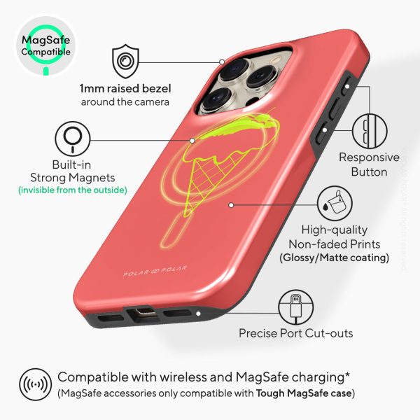 Fujisan Coral Ice Cream Custom - iPhone 15 Pro Case on Sale - Image 4