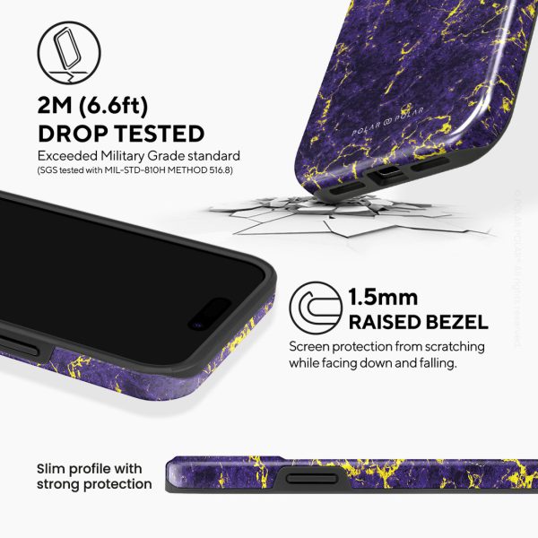 Purple Night Custom - iPhone 15 Plus Case Cheap - Image 5